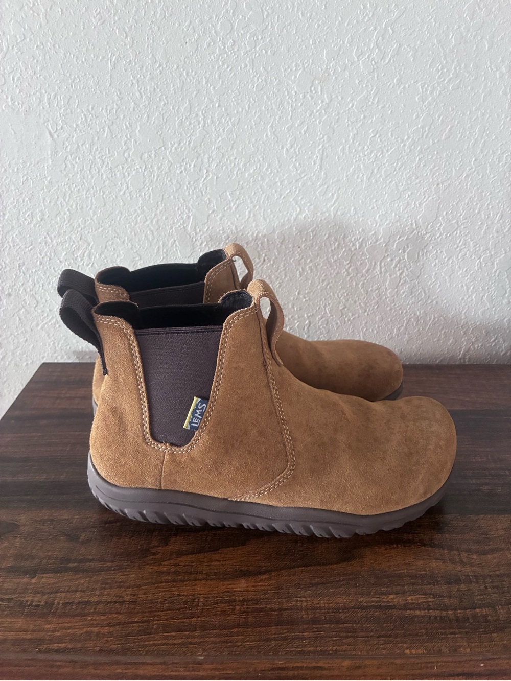 Lems Brown Suede Chelsea Ankle Boots - EMU women’s 8